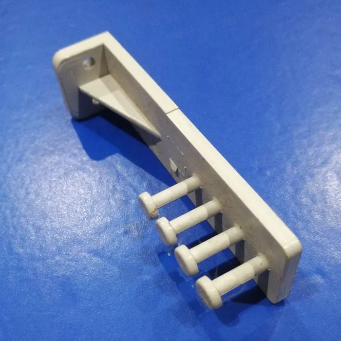 4port kabel manager kunststoff weiße farbe abs kabel management zahnbürste typ bester preis top qualität fabrik verkäufe elink 50 stücke