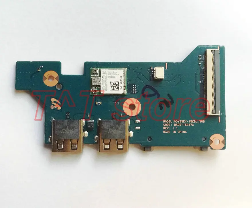 Imagem -02 - Botão de Energia Original Leitor de Cartão sd Placa Usb Ba9216947a Teste Bom Np800g5m 850gm Np810g5m