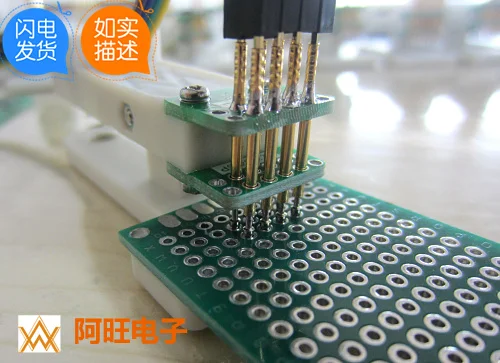 Burning Program MCU Clamp Debugging Download Test Rack 2.54mm-4P Double Row STM32 STC