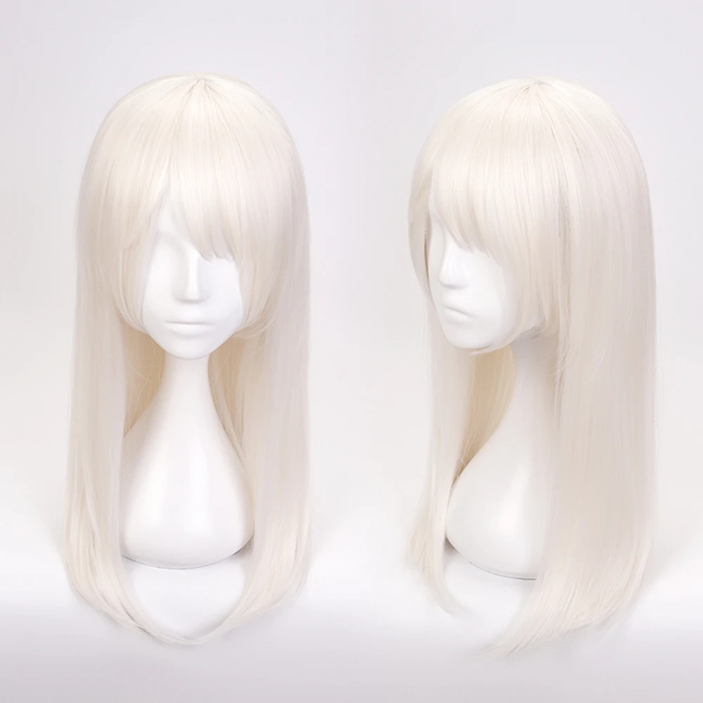 Fate/kaleid liner Cosplay Wig 60CM Illyasviel von Einzbern Fate Stay Night Synthetic Hair Halloween Costume Party Wigs + Wig Cap