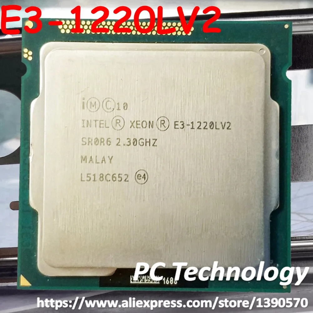 

Original Intel Xeon E3-1220LV2 CPU 2.3GHZ 3MB 17W 2-cores LGA1155 E3-1220L V2 processor E3 1220LV2 free shipping E3 1220L V2