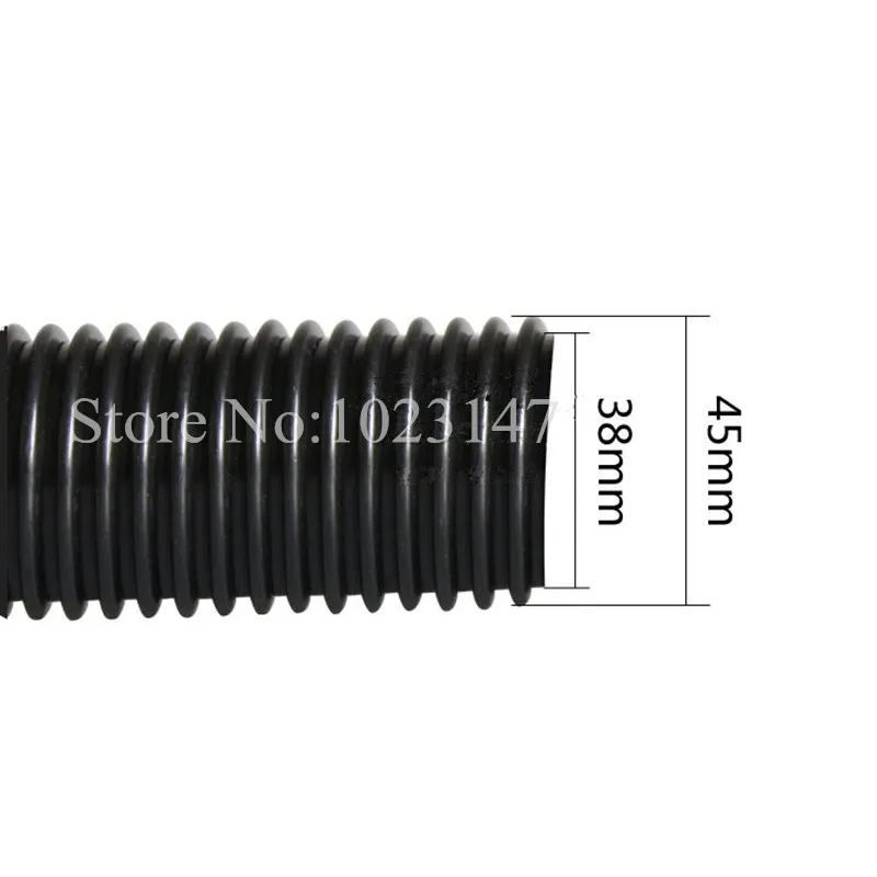 Industrial Vacuum Cleaner Black Pipe EVA Hose Diameter 32mm 35mm 38mm 40mm 45mm 50mm Vacuum Cleaner Hose Threaded Tube Parts