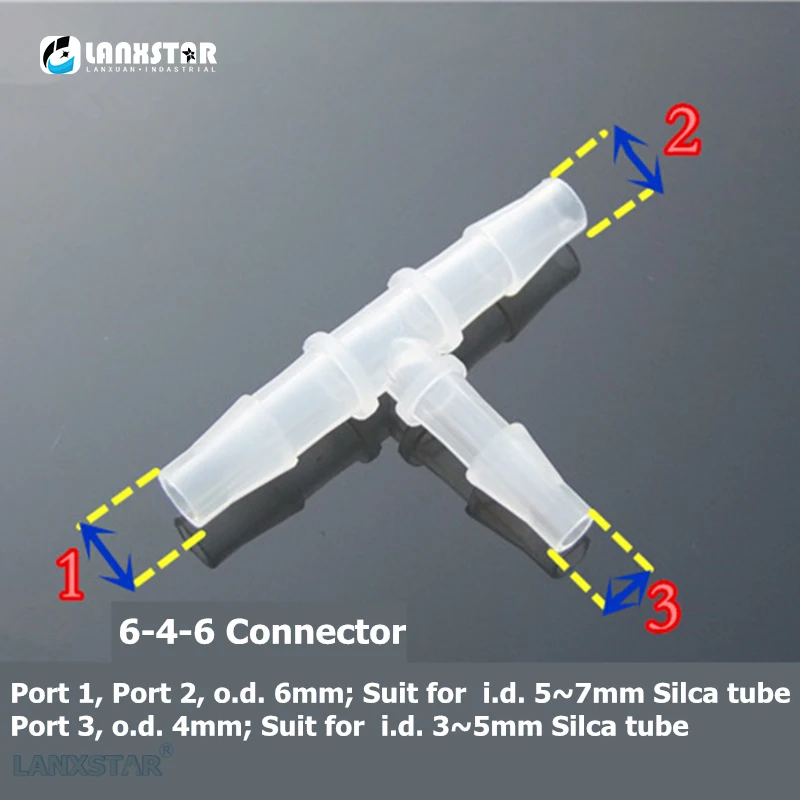 Tee Type Reducer Three Pass Joint Plastic Hose Splitter Joints Three-way Environmental Protection Variable Diameter Split-joint