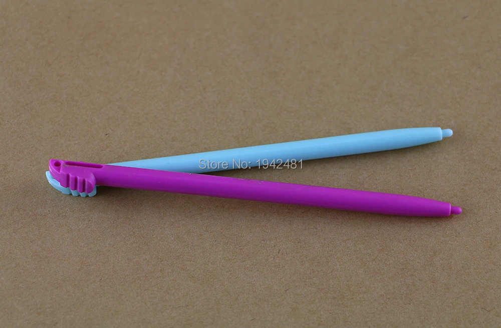 3DS XL LL 3DSXL 3DSLL용 다채로운 플라스틱 터치 스크린 스타일러스 펜 500개