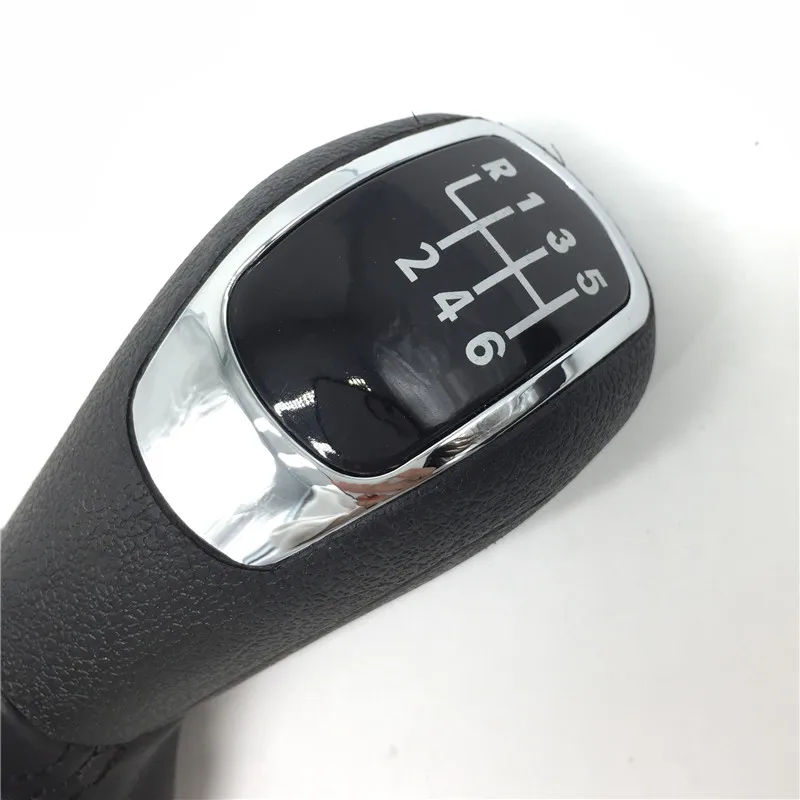 5 6 Speed Car Accessories Gear Shift Knob Giator Leather Boot Lever Stick Head Cover Case For Skoda Superb 3T MKII (2008-2012)