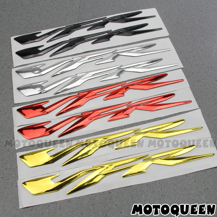 Motorcycle 3D Raised VFR Stickers For Honda VFR 400 800 1200 Motorbike Fairing Body Side tank Decorative Decals Emblem Badge NEW