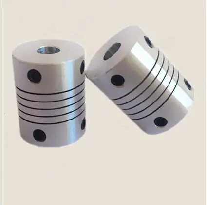 DR D19 * L25 elastyczne złącze ze stopu aluminium gwint uzwojenia drutu sprzęgło enkodera łącznik 3-10mm CNC łącznik silnika krokowego