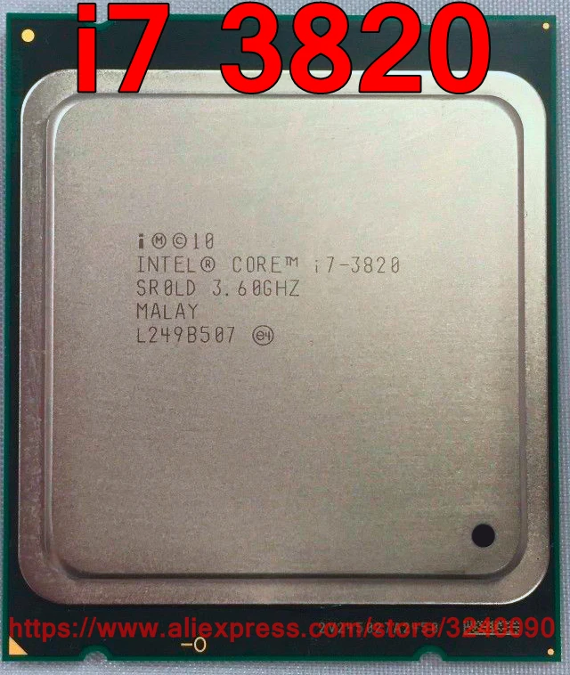 Intel Core i7 i7 3820 processor i7-3820 Desktop CPU Quad-cores 3.60GHZ 10MB 32nm LGA2011 free shipping