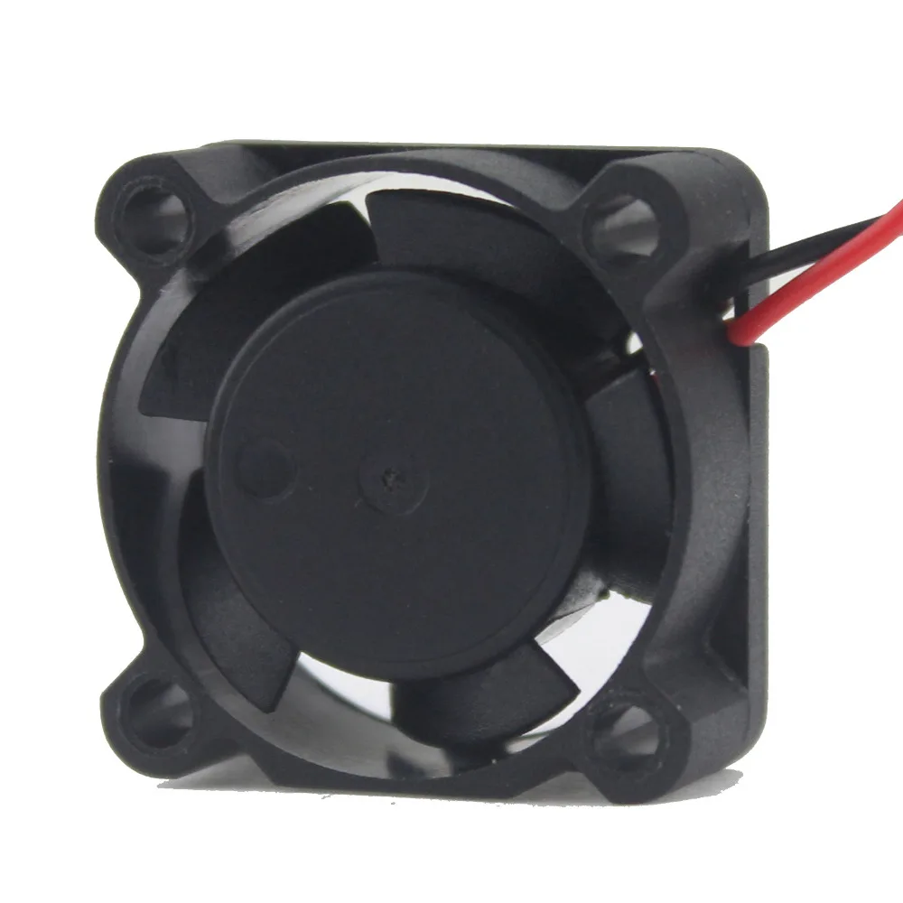 Gdstime 5 pcs 25mm x 10mm DC Fan 5V 25x25mm PC Chipset Heatsink Cooling Fan Small Radiator Cooler 2 Pin Two Wire 2510