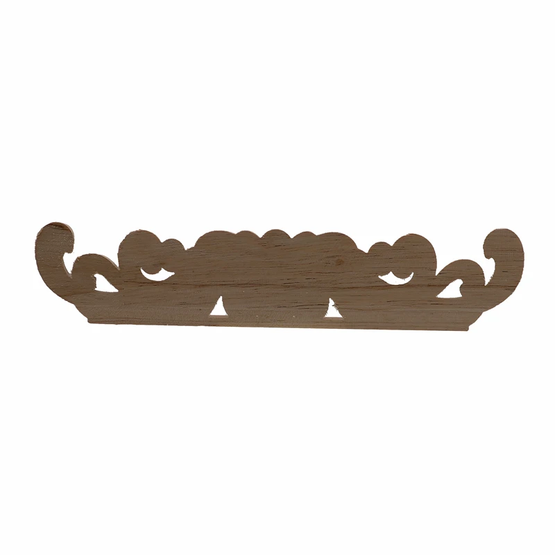 VZLX European Vintage Floral Woodcarving Decals Wooden Appliques For Home Wedding Decoration Maison Accessories Modern Decor