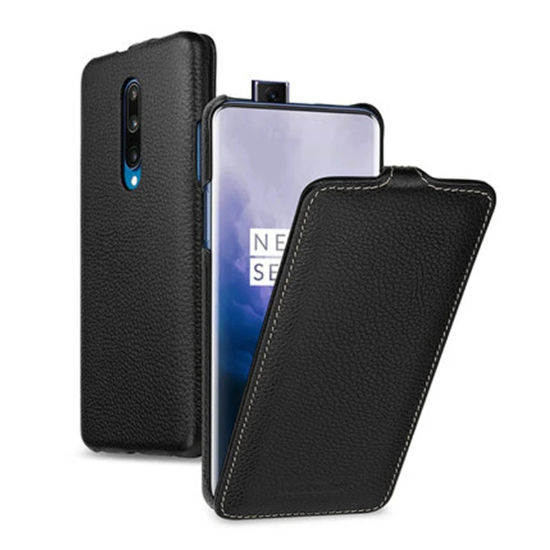 

Exclusive Sale Genuine Leather Case for Oneplus7 Business Flip Phone Cover for Oneplus 7Pro Luxury Skin Shell for 1+ 7