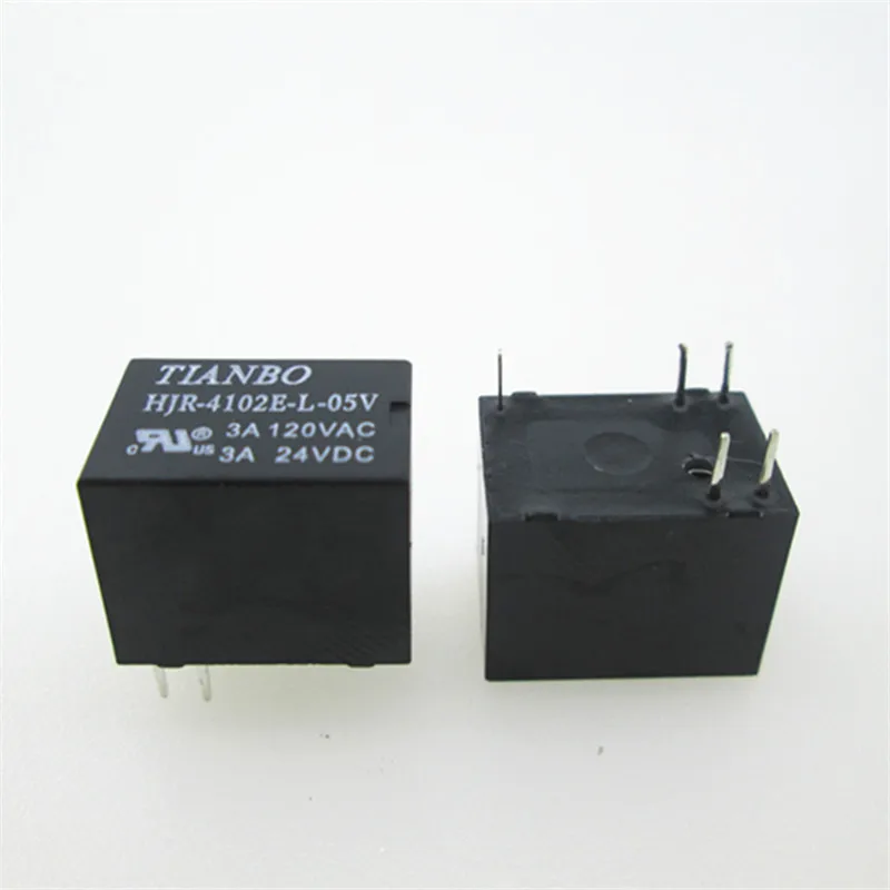 HOT NEW HJR-4102E-L-05V HJR-4102E-L-5VDC HJR-4102E 5V 5VDC DC5V 3A TIANBO DIP5