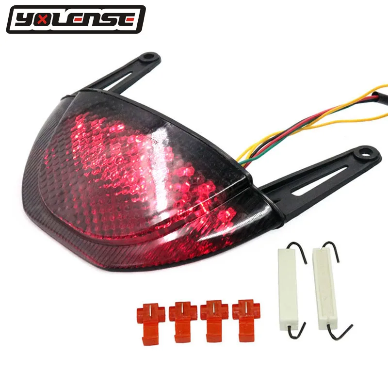 

For Honda CBR600RR CBR 600 RR 2007 2008 2009 2010 2011 2012 Motorcycle Rear Tail Light Brake Turn Signals Integrated LED Light