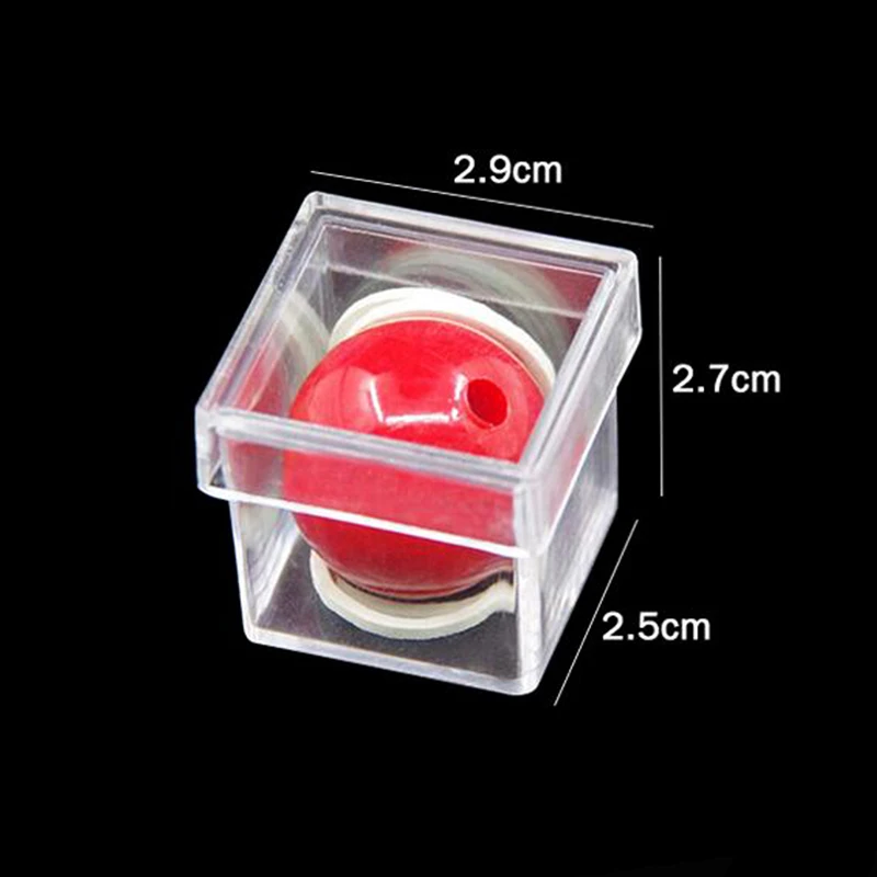 Bandit Ball Penetrate Through Clear Box Magic Tricks Magician Close Up Street Illusions Gimmick Props Mentalism Comedy Toy Magia