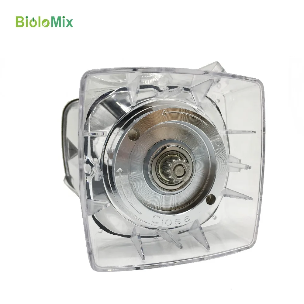 commercial Blender spare parts BPA FREE 2L Square Container Jar Jug Pitcher Cup bottom with serrated smoothies blades lid