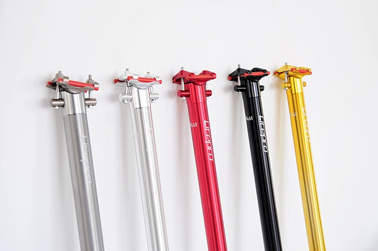 Litepro 33.9mm*600mm 412 Folding Bike Seat Post  Bicycle Saddle tube Ultralight seat tube Folding Bicycle Modified parts