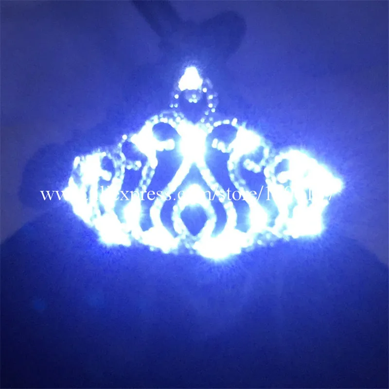 New Design LED Luminous Headwear Wedding Crown Valentine's Day Gifts For Party Wedding Stage Show