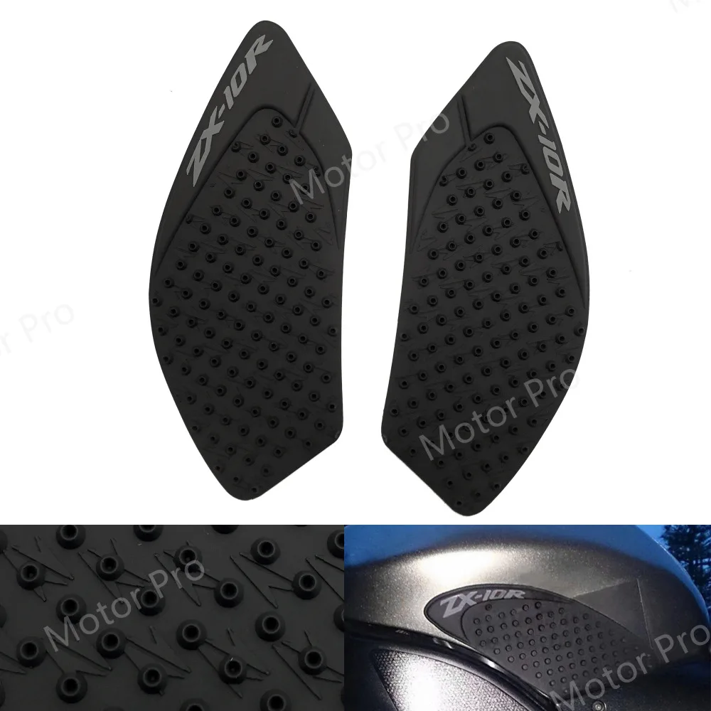 

2PCS Gas Tank Pads Stickers For KAWASAKI ZX10R 2008 2009 2010 Knee Grip Traction Pads Motorcycle Ninja ZX 10R ZX-10R