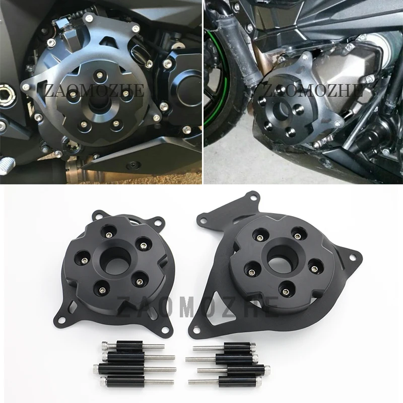 

Motorcycle Engine Stator Cover Engine Guard Protection Side Shield Protector For Kawasaki Z800 2013 2014 2015 2016