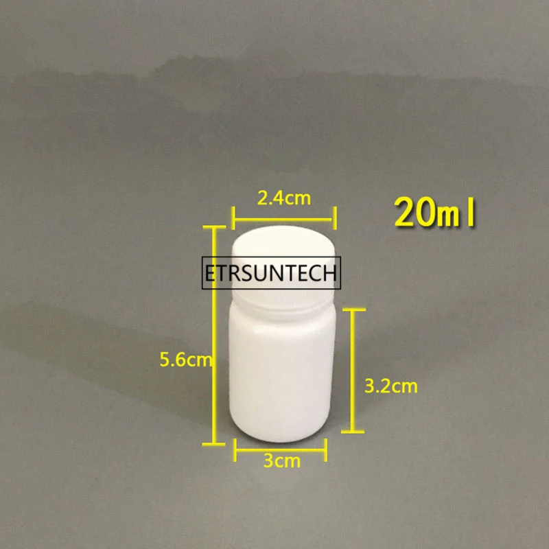 15/20/30/40/50/60/80/100/150ml Medicine Grade Capsule Pill White Bottle Healthy Product Bottle For Medicine Capsule F1286