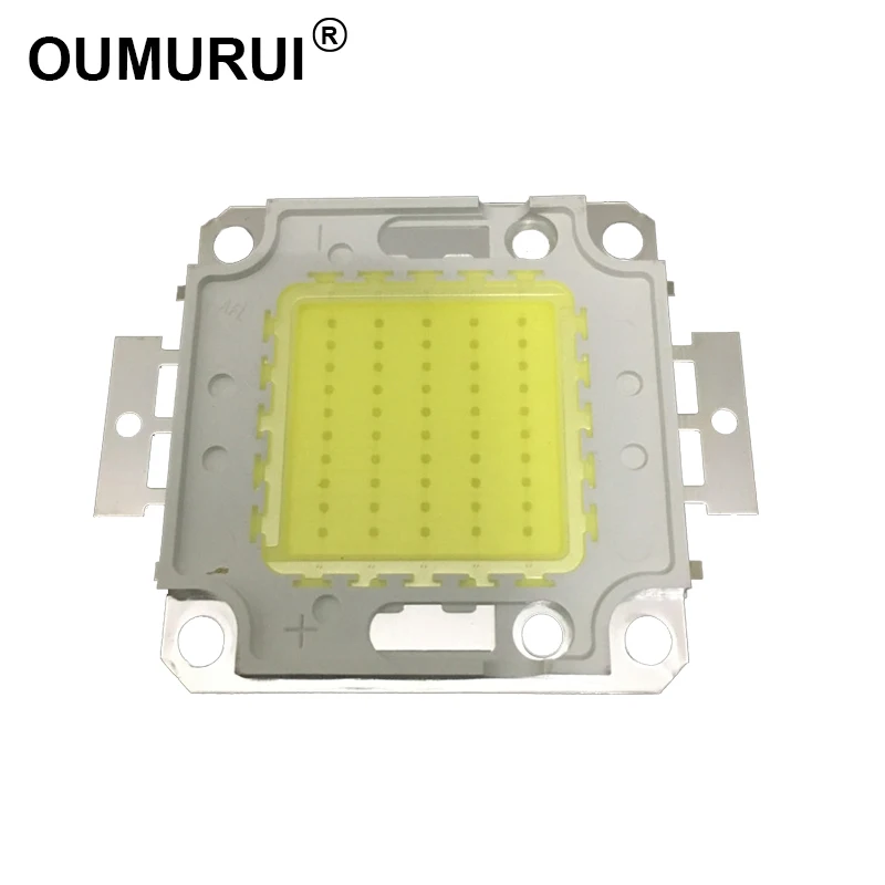 5pcs 50W LED cob chip  light White/Warm White High power Lamp 1500mA 32.0-34.0V 4000-4500LM genesis 30mil Chips