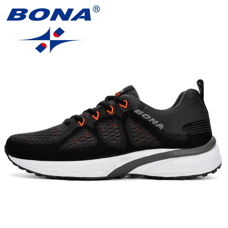 BONA-Zapatillas deportivas de malla para hombre y mujer, zapatos deportivos de zapatillas de entrenamiento ligeras, para correr, para exteriores