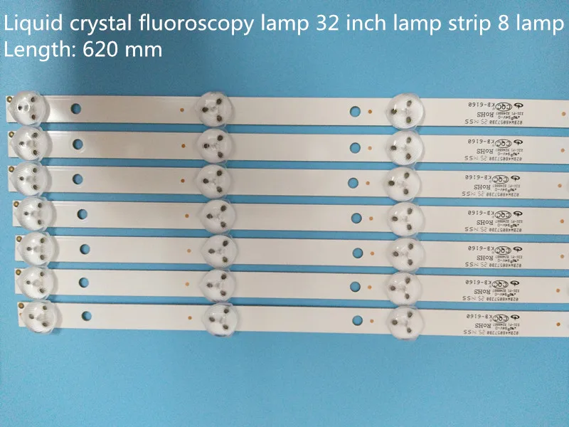 

100%NEW 36pcs x 32 inch LED TV Backlight Strips 4708-K320WD-A2213K01 for 32'' TCL LE32D59 & for Philips 32PFL3045 8-LEDs 620mm