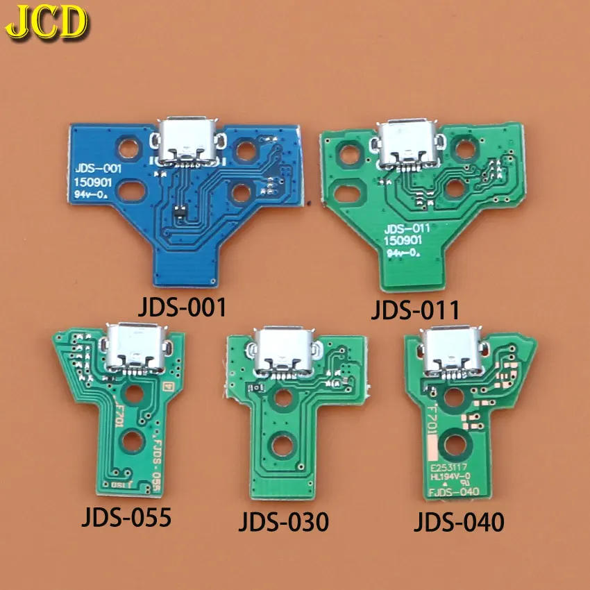 JCD 1Pcs For PS4 controller USB Charging Port Socket Charger Board JDS-001 JDS-011 JDS-030 JDS-040 JDS-055