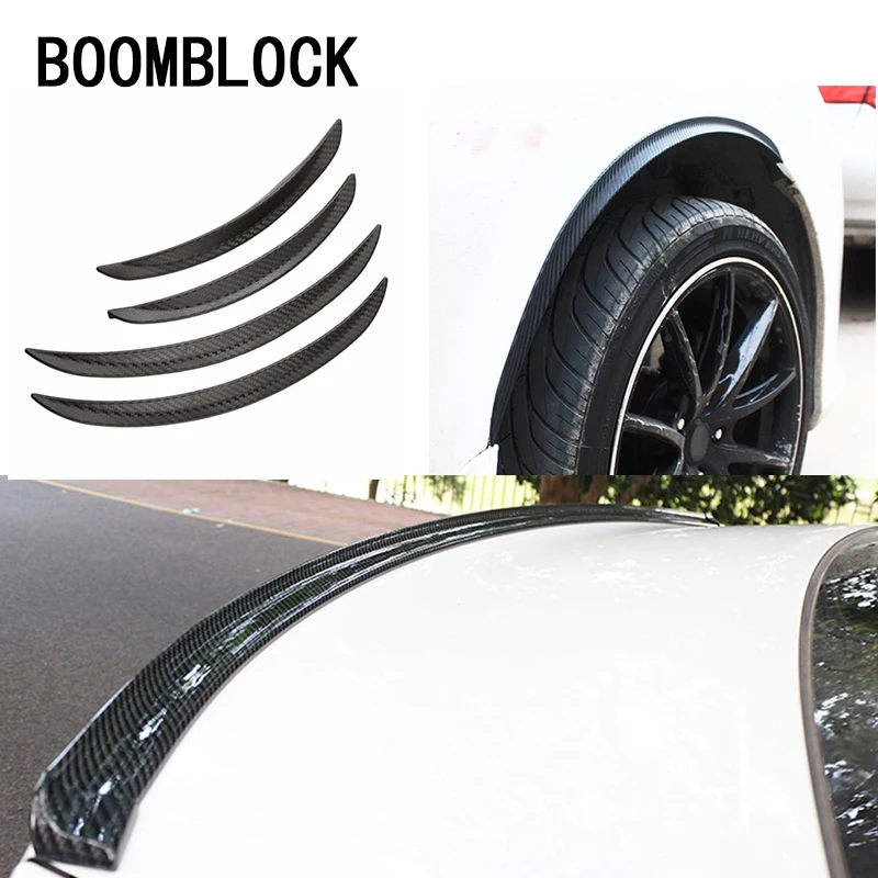 Auto Car-styling Stickers For Honda Civic Audi A4 B9 B8 B7 A5 A7 Lifan X60 Nissan Spoilers Front Bumper Lid Wheel Tire Eyebrow