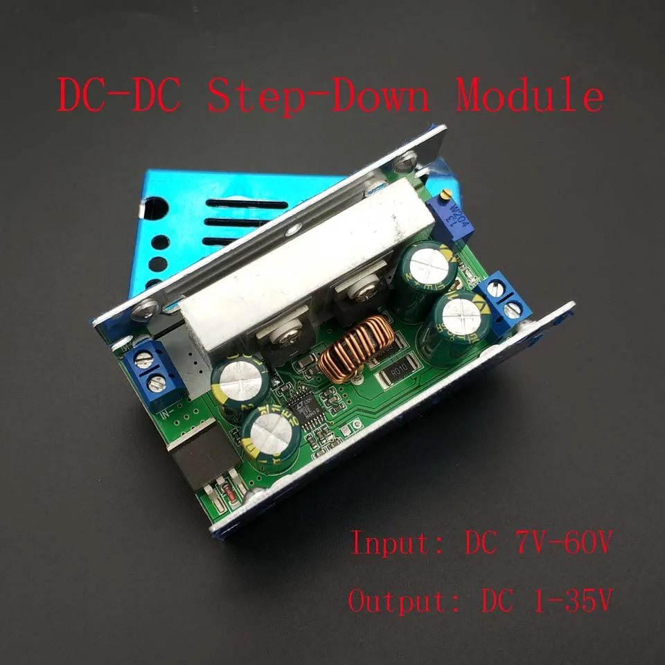 DC-DC Step Down Converter Buck Module 15A 200W Adjustable 60V48V Adjustable Voltage Stabilized Synchronous Rectification