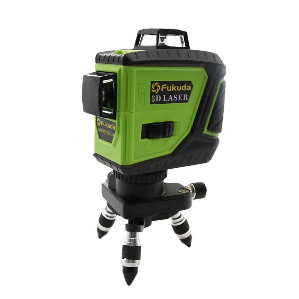 Fukuda New 3D Japan Sharp 515NM Beam Laser level MW-93T-2-3GX  laser level,Self-Leveling 360 Horizontal Vertical Cross Super