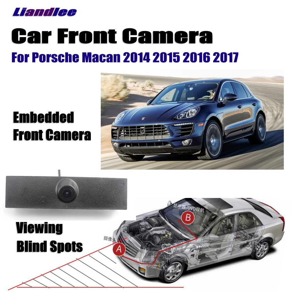 

Car Front View Camera For Porsche Macan 2014 2015 2016 2017 Not Rear View Backup Parking CAM HD CCD Night Vision