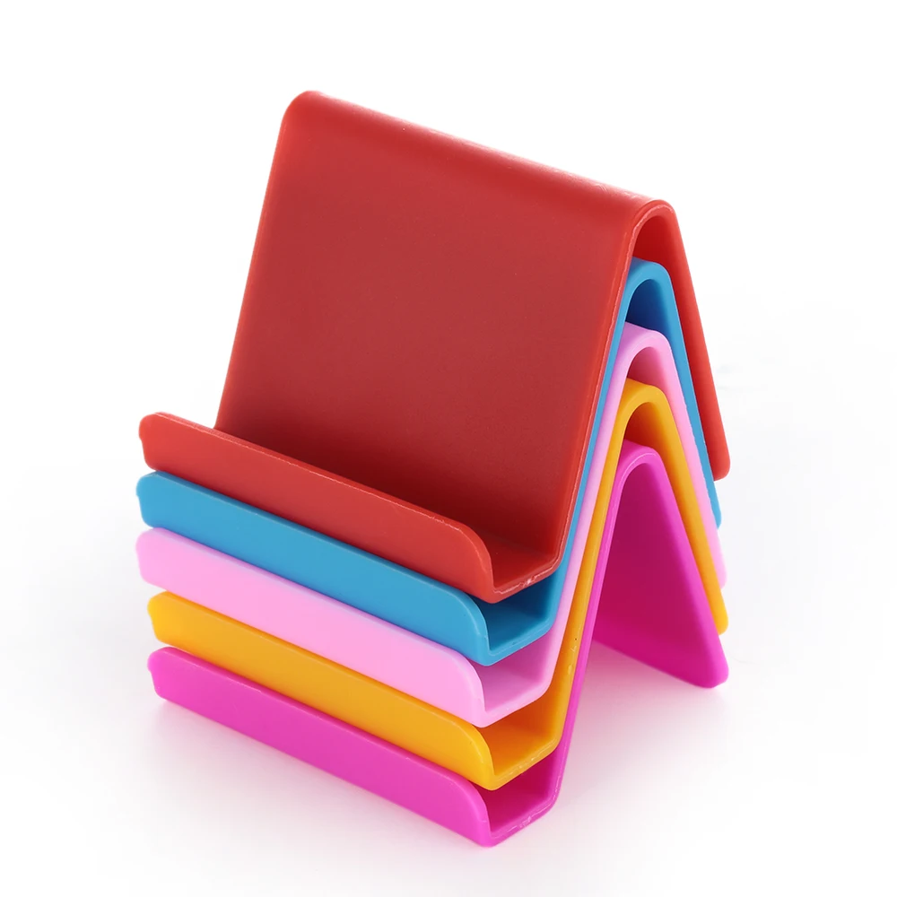 Candy Color Universal Mini Smart Phone Table Desk Mount Stand Phone Holder Bracket for Cell Mobile Phone Tablets Lazy Bracket
