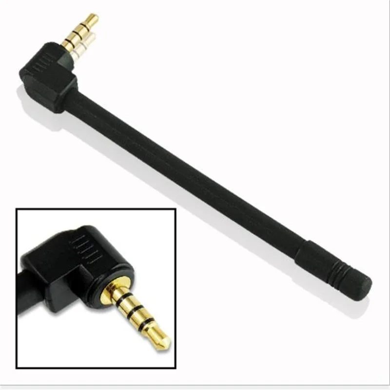 10pcs 3.5mm Jack FM Radio External Outdoor Audio Antenna for Mobile phone / Mini Speaker