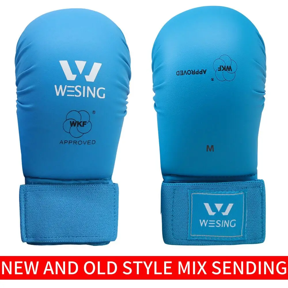 Wesing WKF Approved Karate Shin and Instep Guards Shin Pad and Karate Gloves Karate Equipment Protector Set Competition