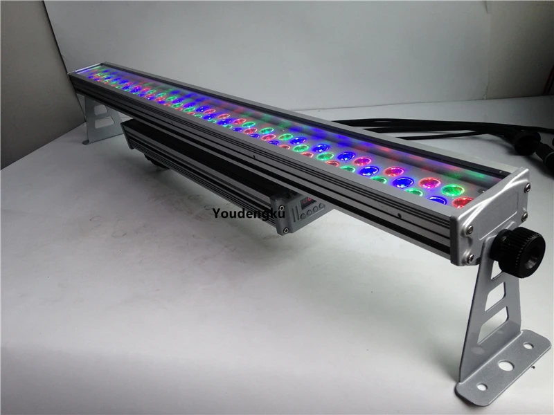 2 units 72x3w waterproof wall wash led dmx rgb outdoor bar wall washer stage party beam light