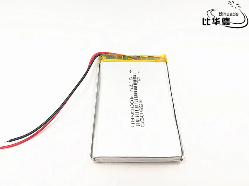 

10pcs 3.7V 4000mAh 855080 805080 Lithium Polymer LiPo Rechargeable Battery cells For Mp3 Power bank