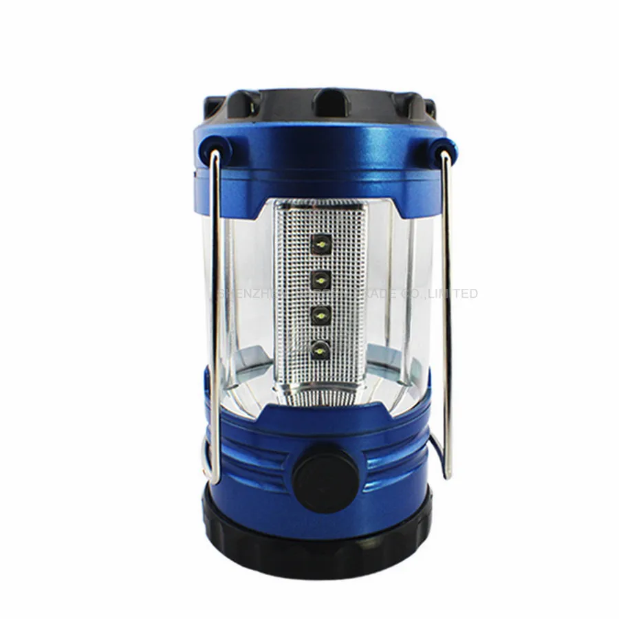 Lanterna de acampamento com luz de led bivolume e bússola, luz branca, 144, 12 leds, para caminhadas, barraca de pesca, luz azul hyy133