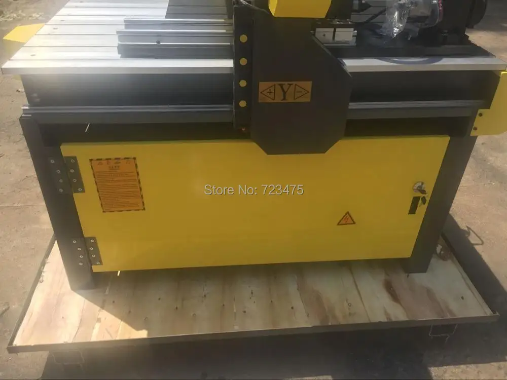 Router CNC Robotec Portabel 600*900Mm dengan Meja Putar untuk Model Kayu/Batu/Akrilik/Busa