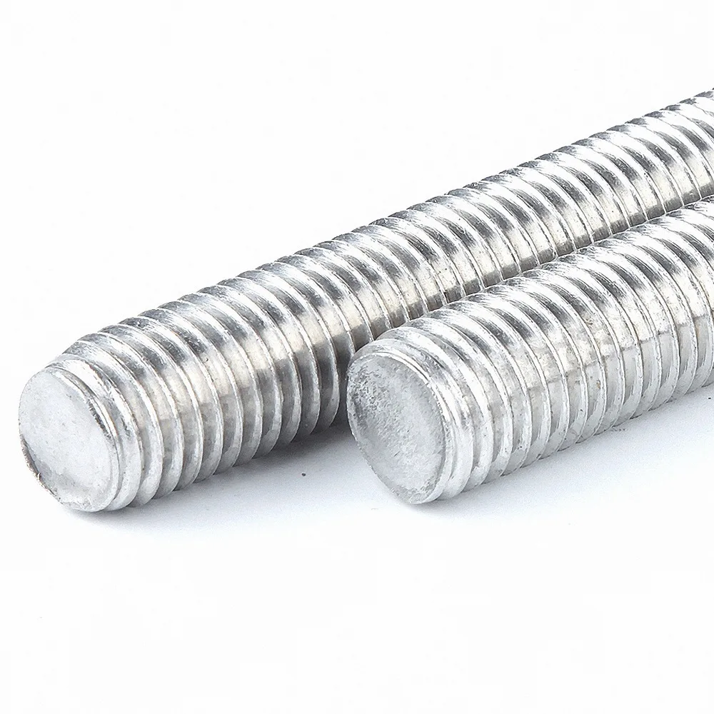 Fully Thread Rod Bar Stud Wire Screw Rod 304 Stainless Steel M2 M2.5 M3 M4 M5 Length 16-500mm Barra roscada completa