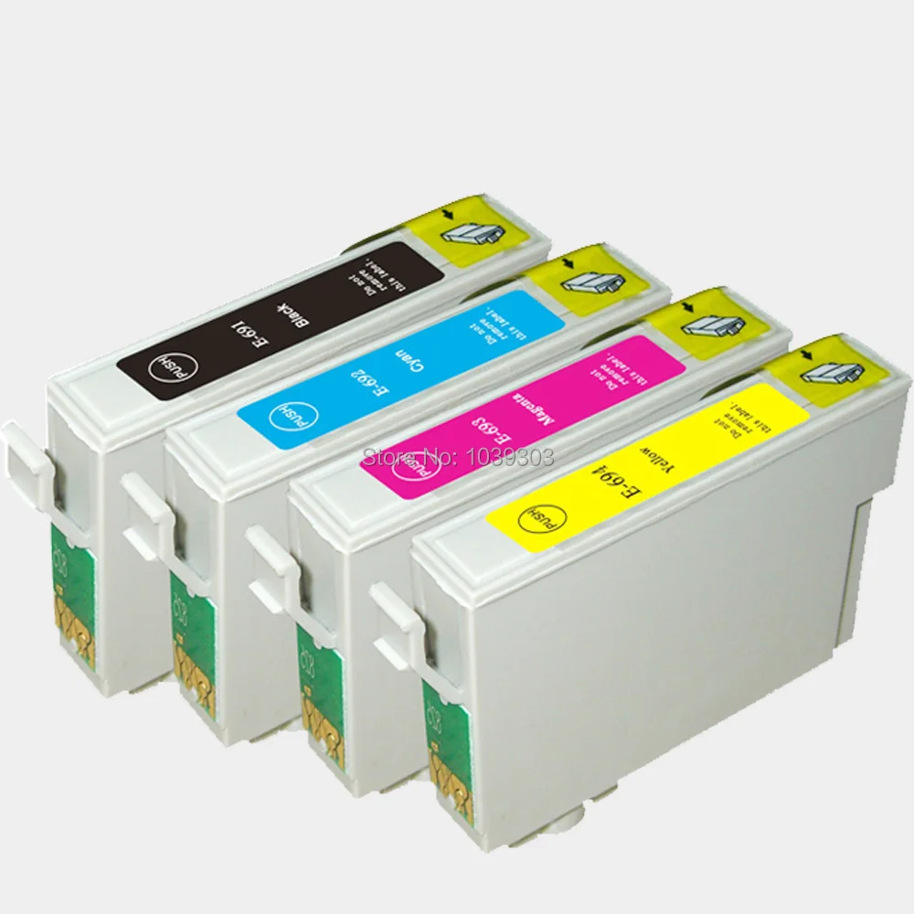 

4Color T0691 T0691-T0694 Ink Cartridge Compatible for Epson NX 415 NX 510 NX 515 CX 5000 6000 7000F Printer