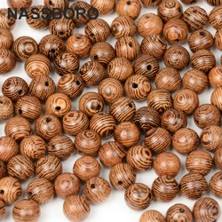 5A Quality Wooden Beads Round Wenge Wood Beads For Jewelry Making Bracelet Necklace Diy Bead Decoration Craft 6 8 10 12MM