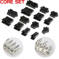 10/20set JST SM Connector Plug Pitch 2.54MM Female and Male Housing + Terminals SM-2P SM-2R JST SM2.54 2/3/4/5/6/7/8 P Pin