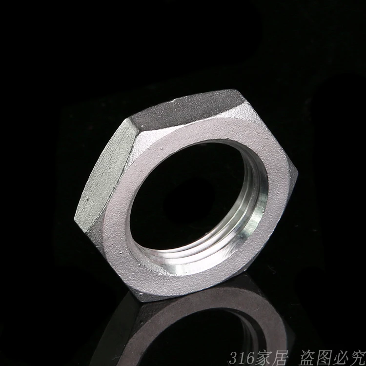 2pieces LOCKNUT 1/2" BSP 304 STAINLESS STEEL LOCK NUT Pipe fitting