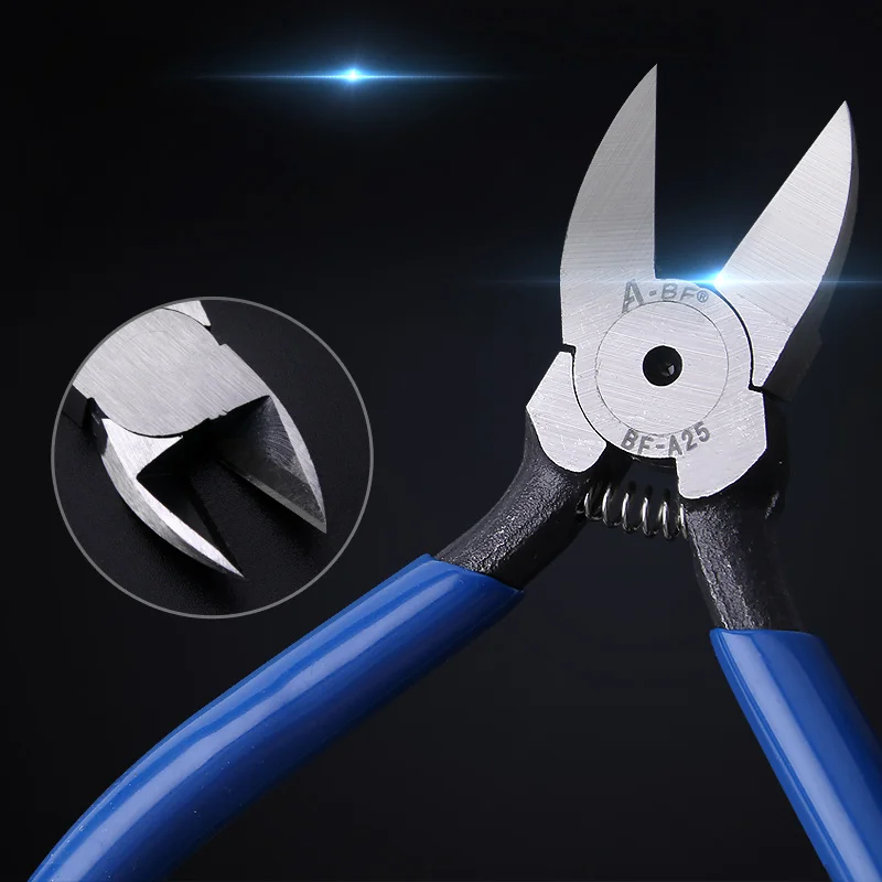 A-BF Kawat Cutter Crimping Plier Kelas Industri Tang 5/6 Inch Terisolasi Non-Slip Diagonal Miring Stripper Alat Tangan