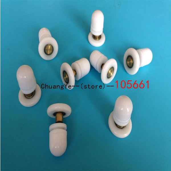 8x Partiality Shower Door ROLLERS /Runners/Wheels/Pulleys diameter 29MM