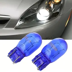 2pcs W21/5W T20 580 Dual Filament Sidelight Super White Hid Bulb for Fiat 500 Fiat Abarth Alfa Romeo Mito Vauxhall Opel Insignia