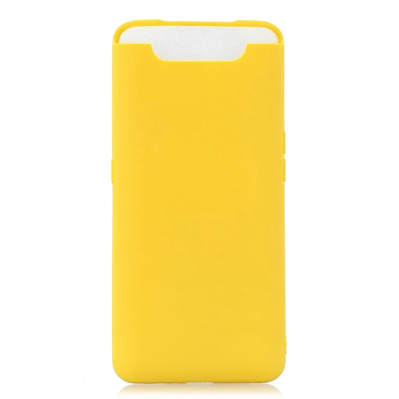 Rubber Silicone Case For Samsung A80 A51 A71 A50 Candy Color Soft TPU Back Cover For Coque Samsung Galaxy A80 A 80 SM-A805F Case