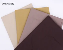 CMCYILING Brown Fabrics Flesh color Diy Doll Skin Cotton Fabric For Patchwork Sewing Dress Home Textile Woven Telas Tecido