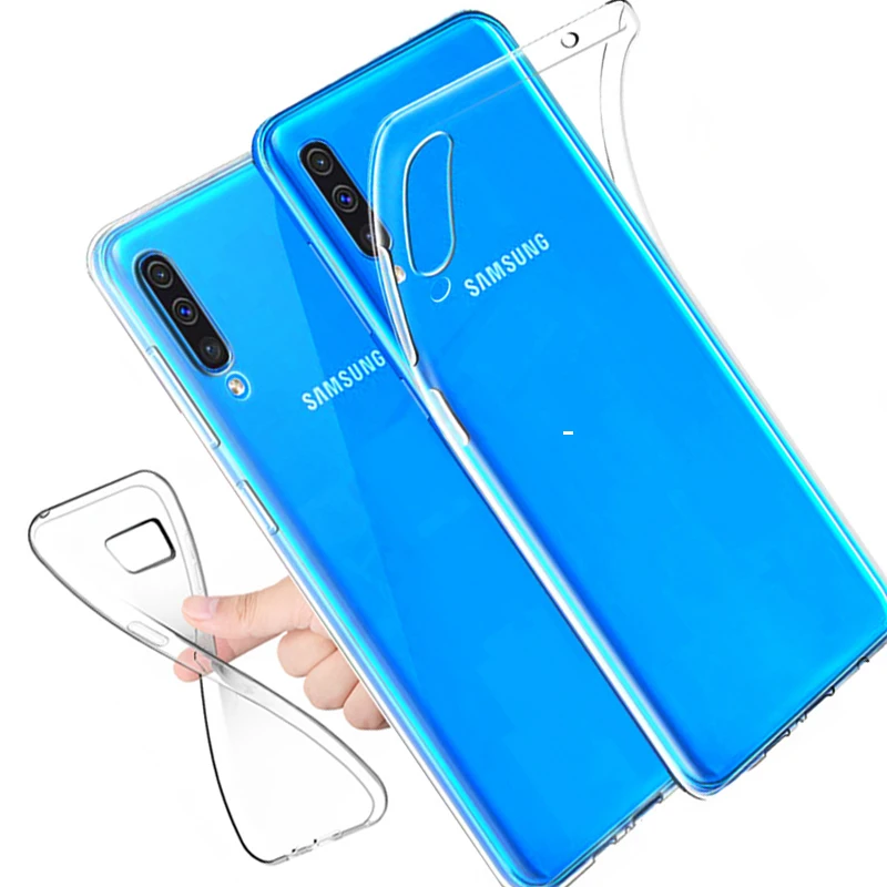 SUREHIN soft case for Samsung galaxy A20E A30s A40 A50 A60 A70  S10E 9 PLus transparent clear skin silicone case cover